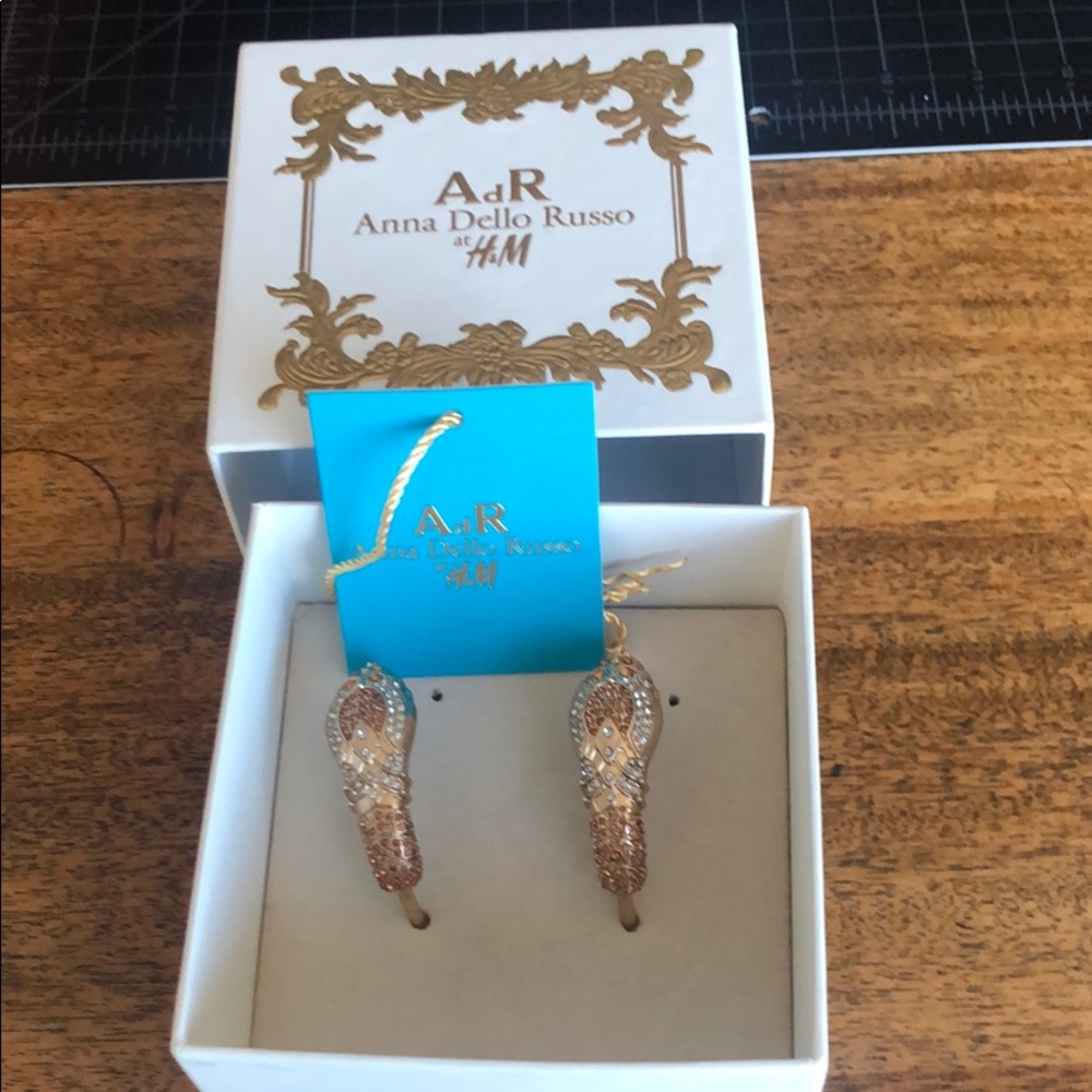 Hoop earrings gold plated Anna Dello Russo for HM